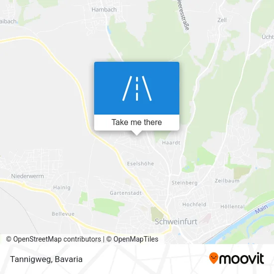 Карта Tannigweg
