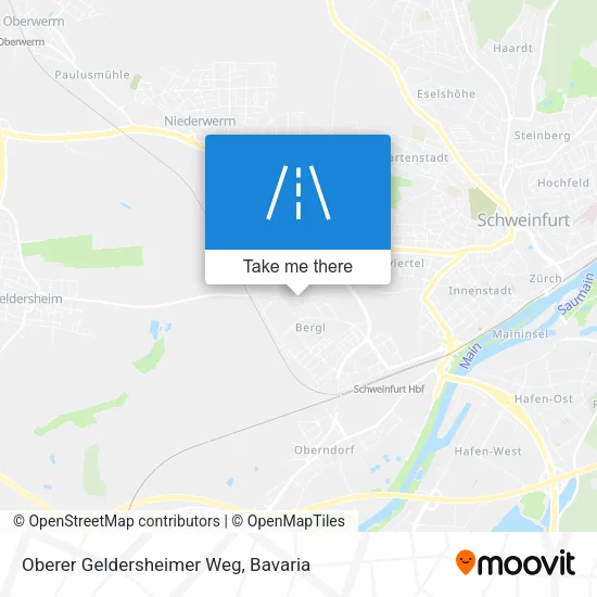 Карта Oberer Geldersheimer Weg