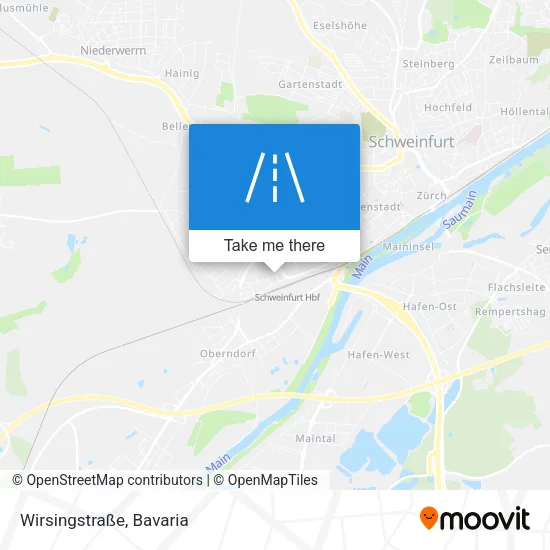 Карта Wirsingstraße
