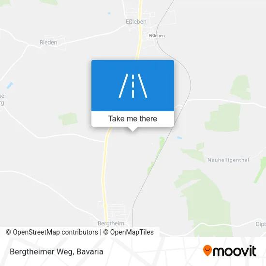 Карта Bergtheimer Weg