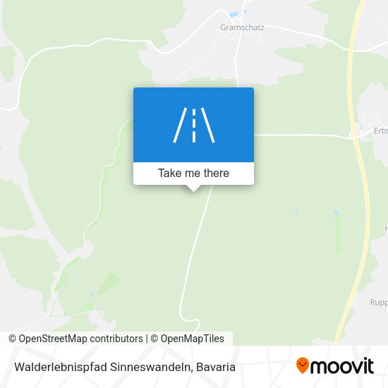 Walderlebnispfad Sinneswandeln map