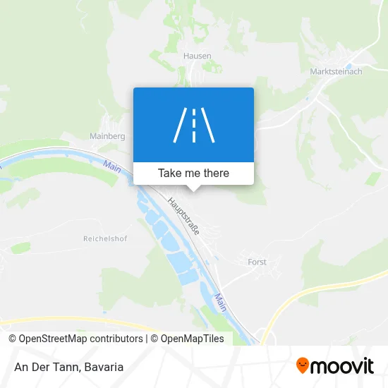 An Der Tann map