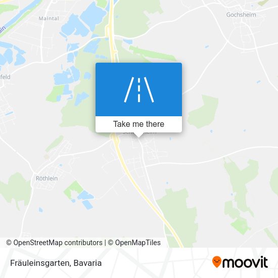 Карта Fräuleinsgarten