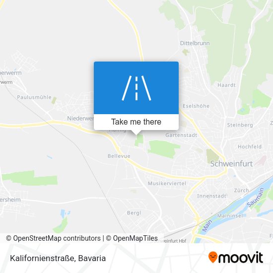 Kalifornienstraße map