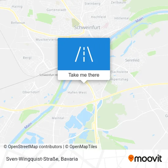 Карта Sven-Wingquist-Straße