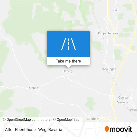 Карта Alter Ebenhäuser Weg