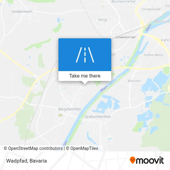 Wadpfad map