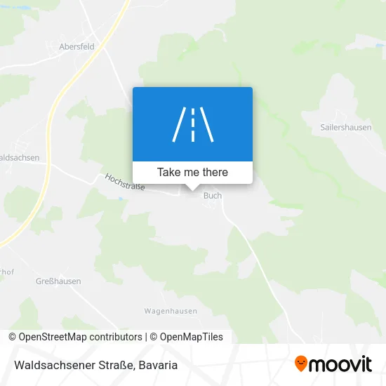 Карта Waldsachsener Straße
