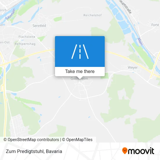 Карта Zum Predigtstuhl