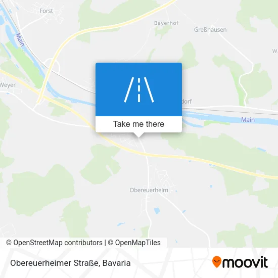 Карта Obereuerheimer Straße
