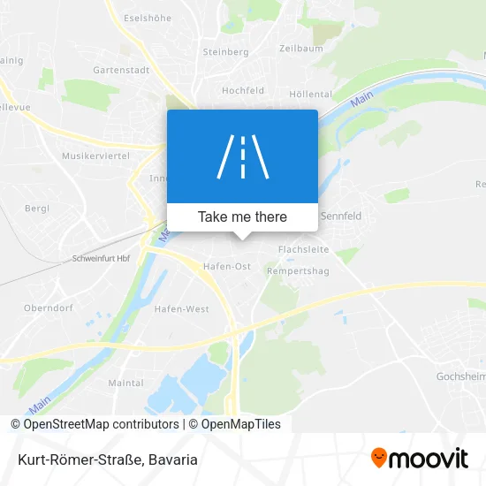 Карта Kurt-Römer-Straße