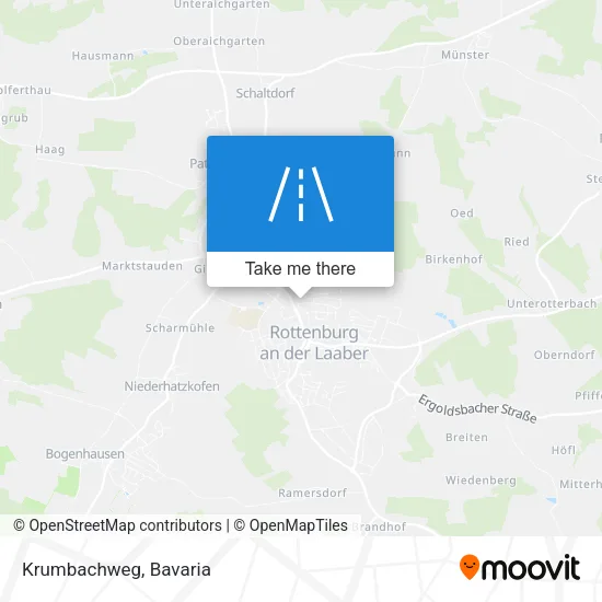 Карта Krumbachweg
