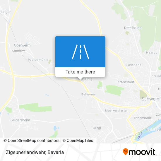 Карта Zigeunerlandwehr