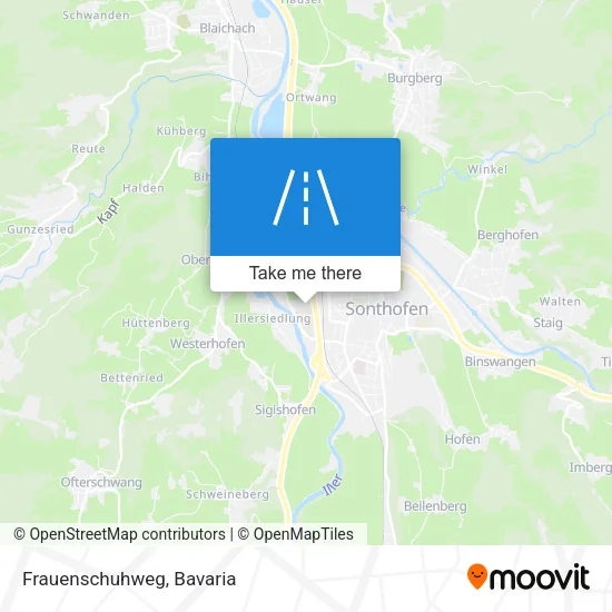 Карта Frauenschuhweg