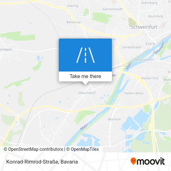 Карта Konrad-Rimrod-Straße