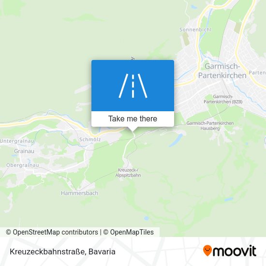 Kreuzeckbahnstraße map
