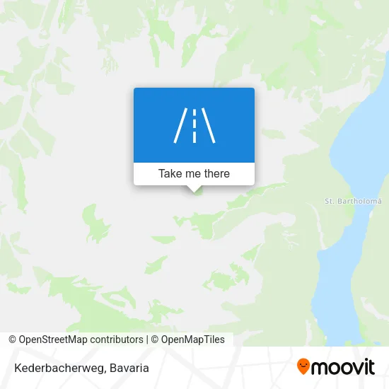 Kederbacherweg map