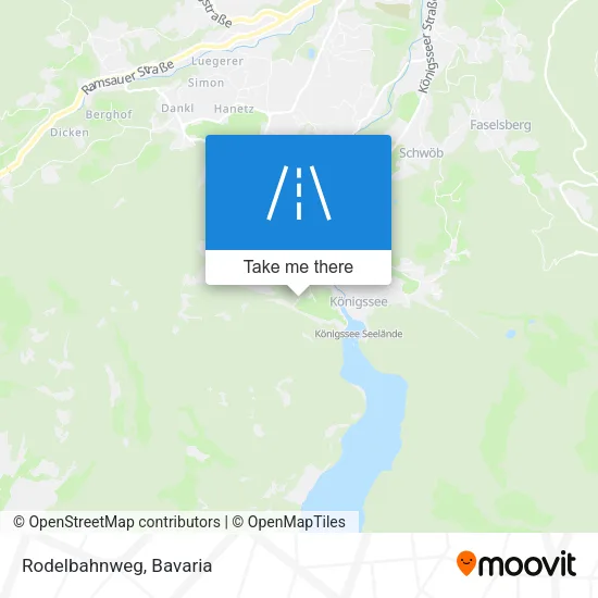 Карта Rodelbahnweg