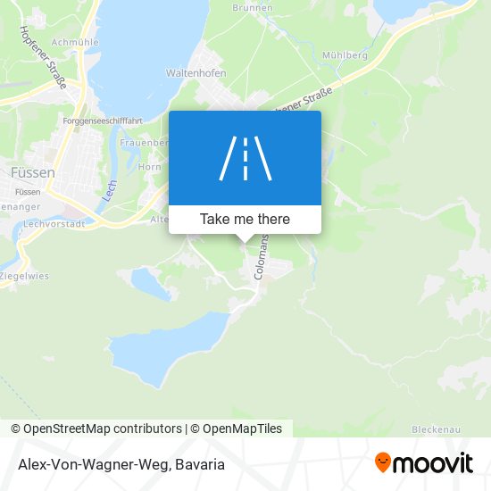 Alex-Von-Wagner-Weg map