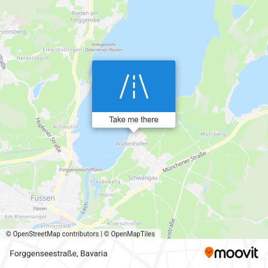 Forggenseestraße map