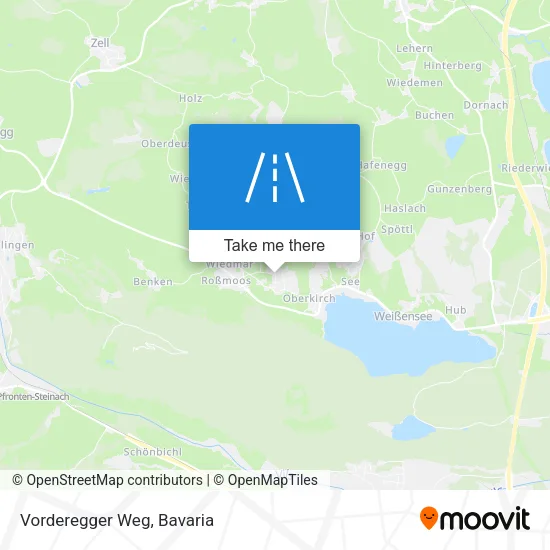 Карта Vorderegger Weg