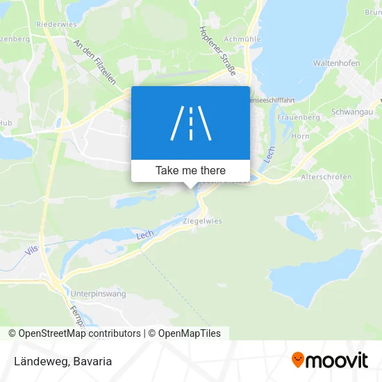 Карта Ländeweg