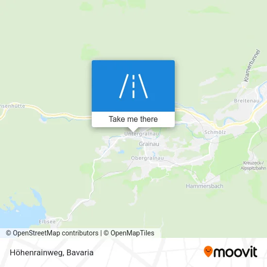 Карта Höhenrainweg