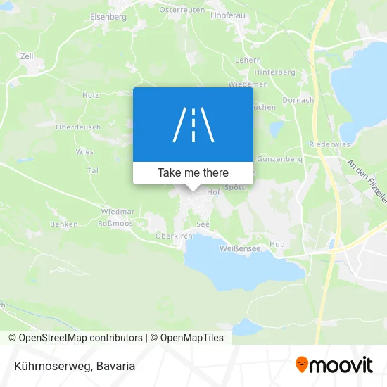 Карта Kühmoserweg