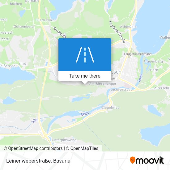 Leinenweberstraße map