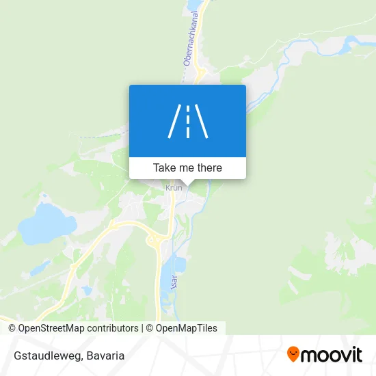Карта Gstaudleweg
