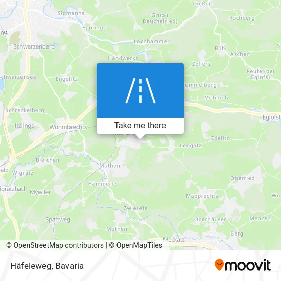 Карта Häfeleweg