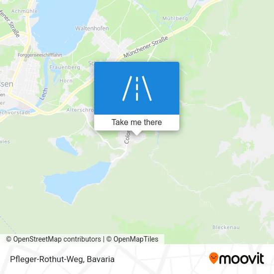 Карта Pfleger-Rothut-Weg