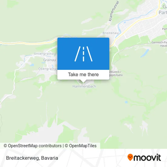 Карта Breitackerweg