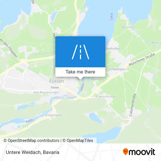 Карта Untere Weidach