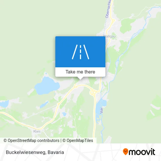 Карта Buckelwiesenweg