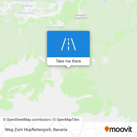 Карта Weg Zum Hupfleitenjoch
