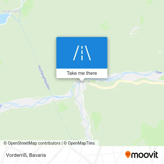 Карта Vorderriß
