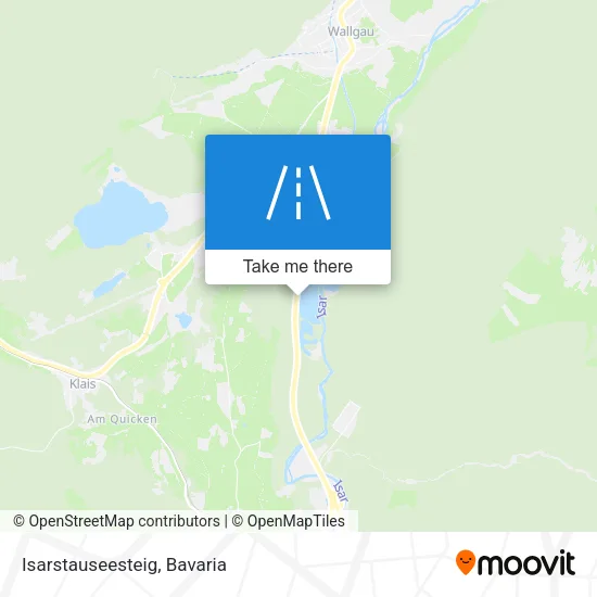 Isarstauseesteig map