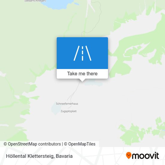 Höllental Klettersteig map