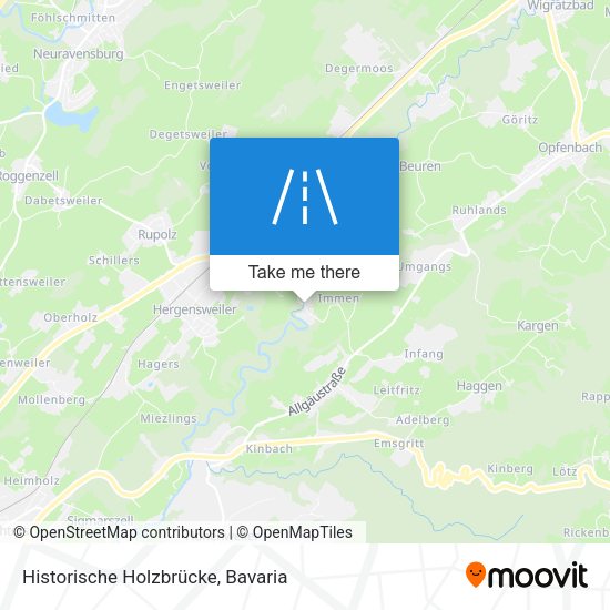Historische Holzbrücke map