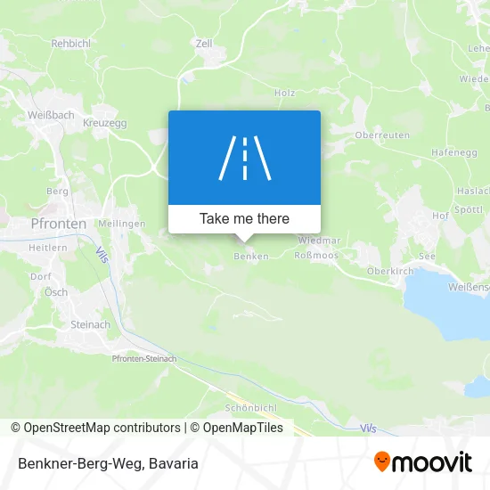 Карта Benkner-Berg-Weg
