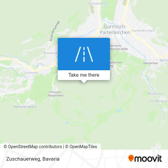 Zuschauerweg map