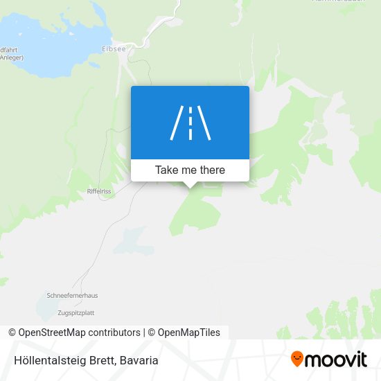 Höllentalsteig Brett map