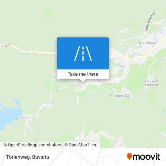 Карта Törlenweg