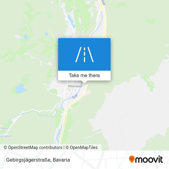 Gebirgsjägerstraße map