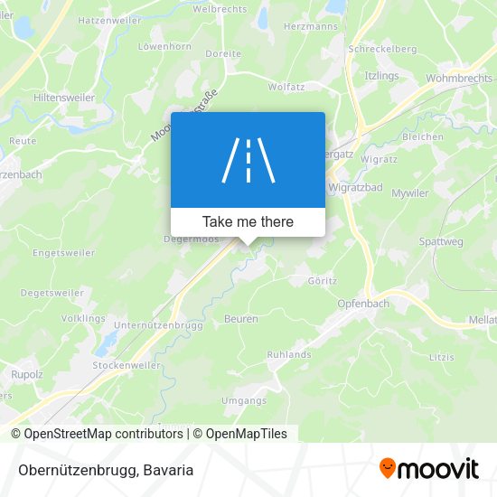 Obernützenbrugg map