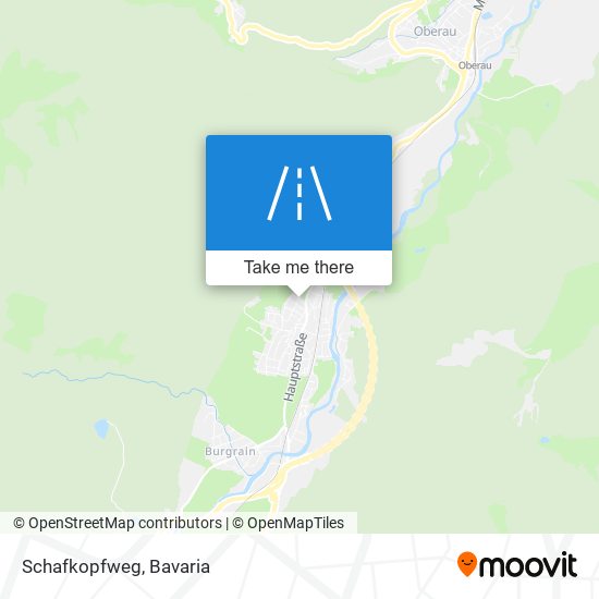 Schafkopfweg map