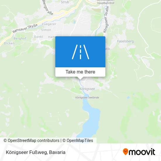 Карта Königseer Fußweg