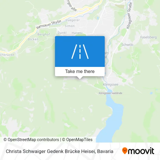 Christa Schwaiger Gedenk Brücke Heisei map