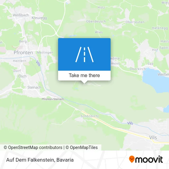 Карта Auf Dem Falkenstein